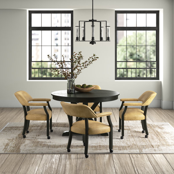 Resendez 5 - Piece Trestle Dining Set